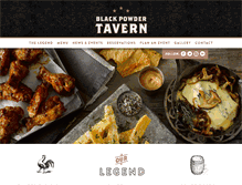 Tablet Screenshot of blackpowdertavern.com
